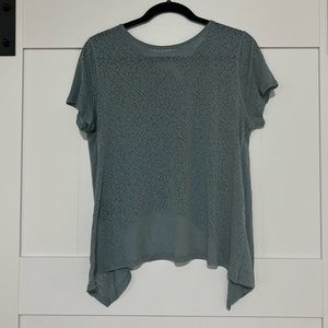 Lululemon sheer back tie tee shirt